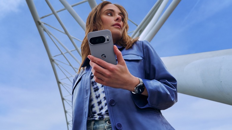 A view of the Pixel 10 Pro camera system.
