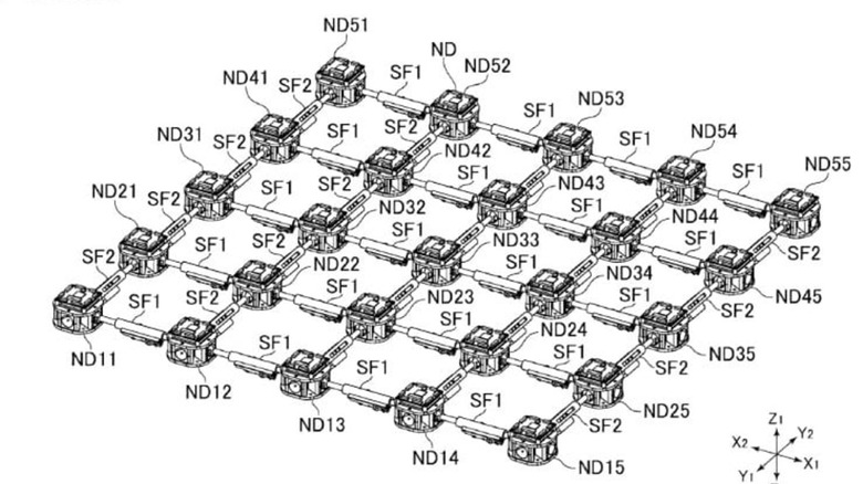 Image of Sony's patented deformable button layout