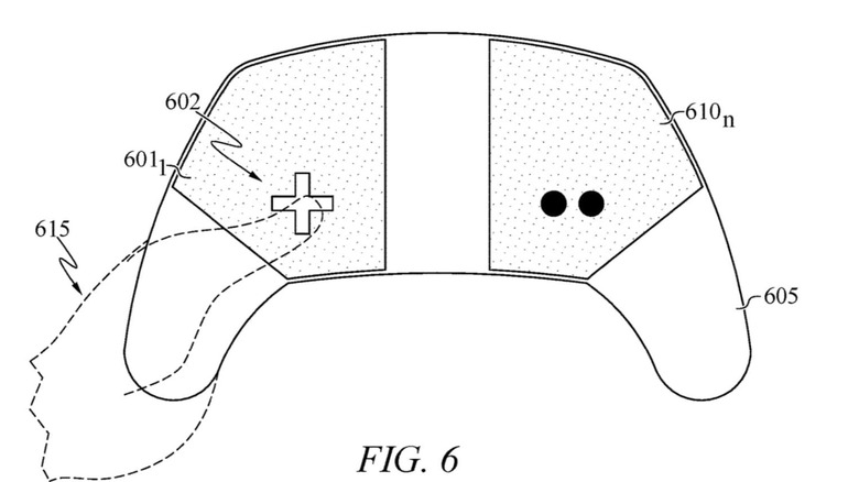 Image of Sony's patented touchscreen controller
