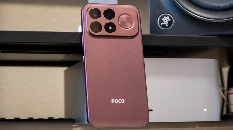 Back of the Poco F9 Ultra