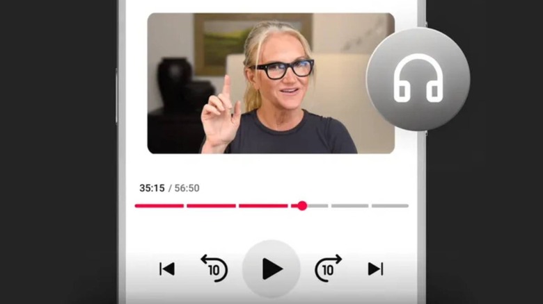 New listening controls for On-the-go mode in YouTube app