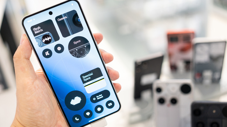 The Nothing Phone 3, its flagship Android phone, is displayed.