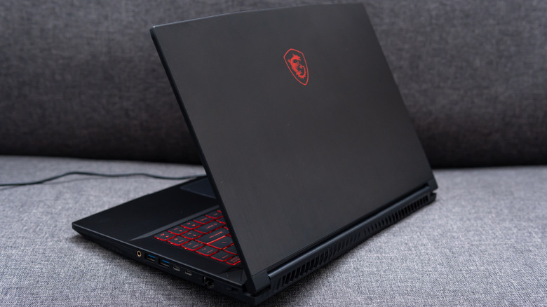 An MSI laptop