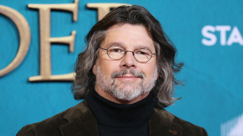 Ronald D. Moore at an Outlander event