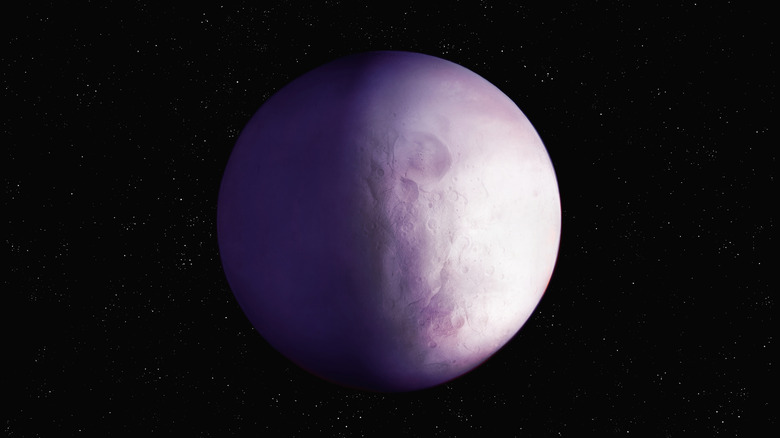 A protoplanet in the ancient solar system.