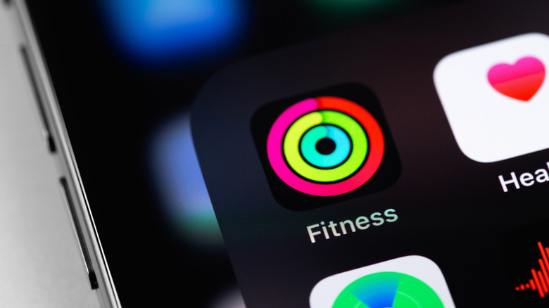 The Fitness app icon on an iPhone.