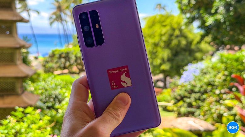 Back of a phone with the Qualcomm Snapdragon 8 Elite Gen 5