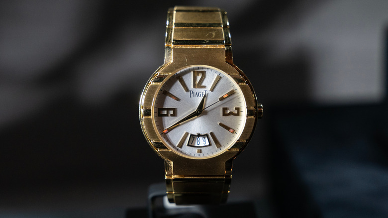 Piaget watch on display at Sotheby's