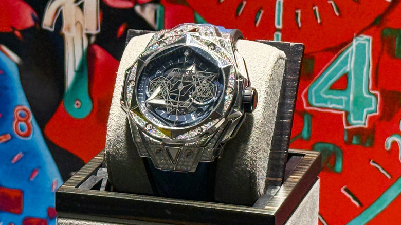 Hublot Big Bang Unico luxury watch on a display