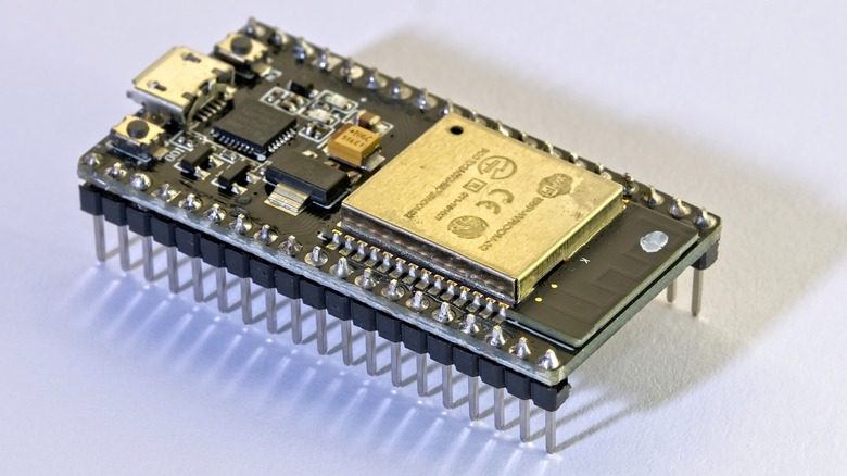 ESP32 on white background