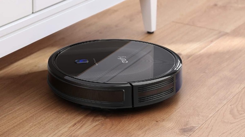 eufy robot vacuum on the floor