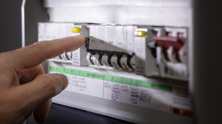 an electrical power board for a home
