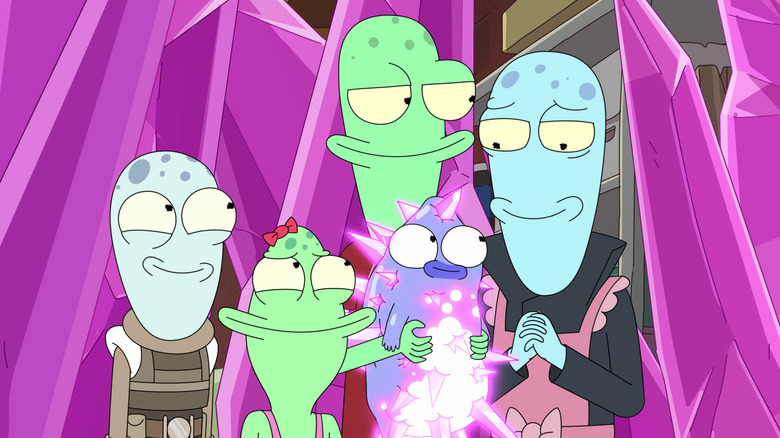 The Opposites hugging their pupa