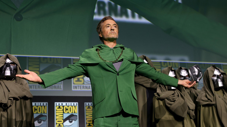 Robert Downey Jr.'s reveal as Doctor Doom at Comic-Con 2024.