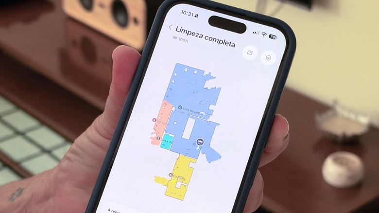 Close up shot of a person holding an iPhone