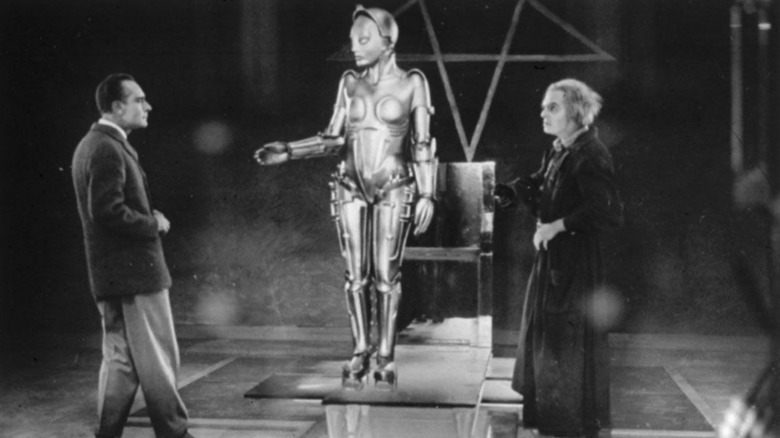 Metropolis movie scene with Maria robot
