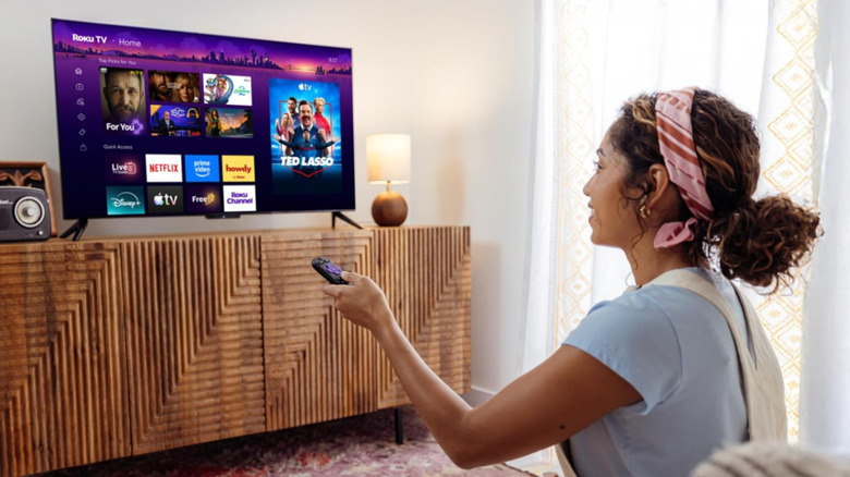 Promotionnal image for the Roku Pro Series smart TV