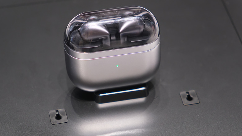 The Samsung Galaxy Buds 3 Pro.