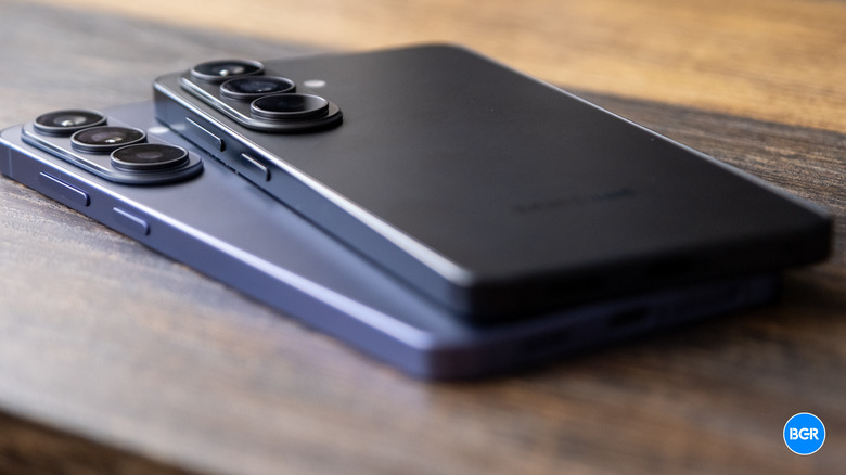 Samsung Galaxy S26 and S26+ on a table