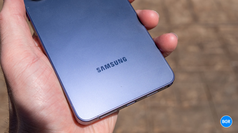 Samsung logo on the Samsung Galaxy S26 Ultra