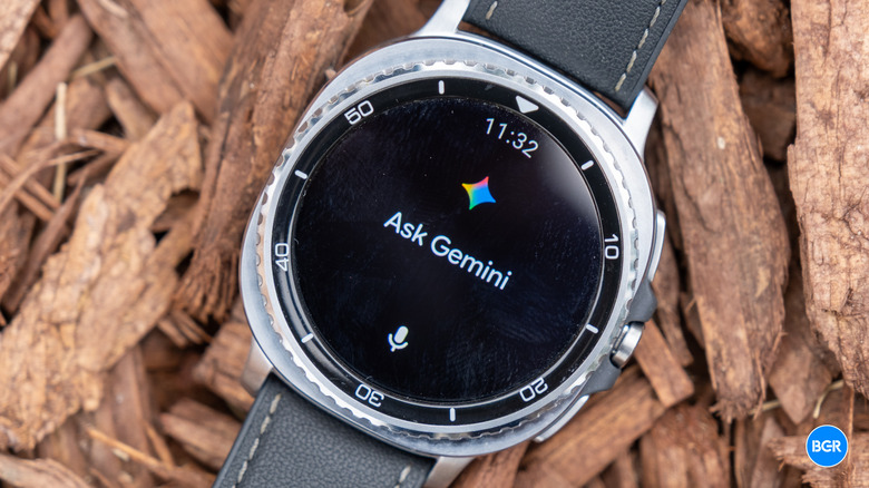 Gemini being used on the Samsung Galaxy Watch 8 Classic