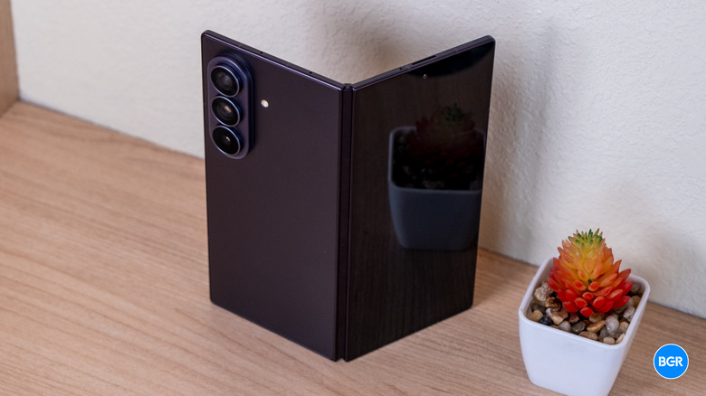 Samsung Galaxy Z Fold 8 Ultra on a table