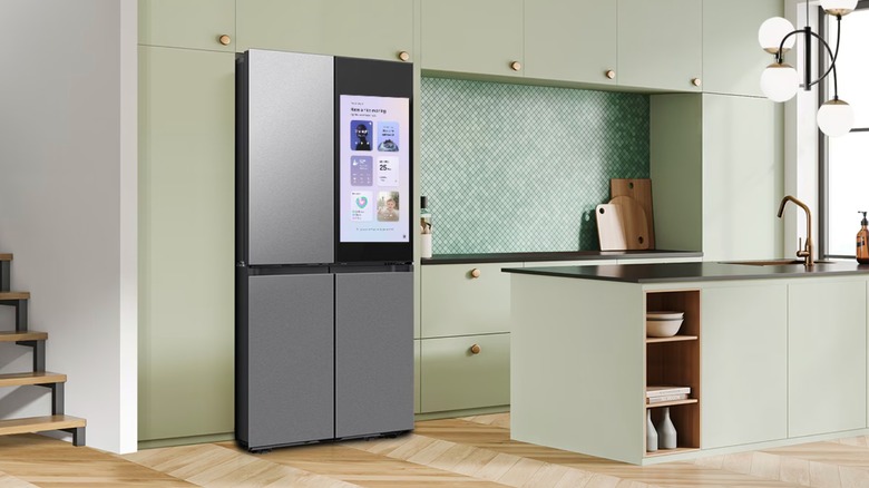 A Samsung Bespoke AI 4-Door Flex refrigerator.