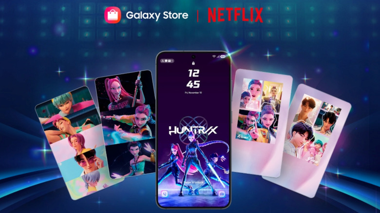 KPop Demon Hunters themes on Galaxy phones