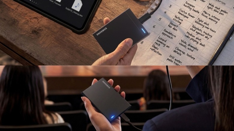 Samsung P9 and P7 Series SSDs used on the go