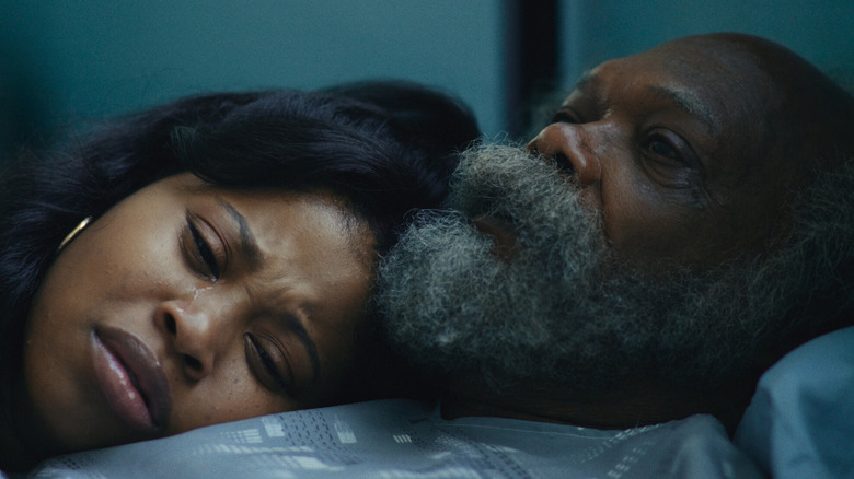 Dominique Fishback and Samuel L. Jackson in 