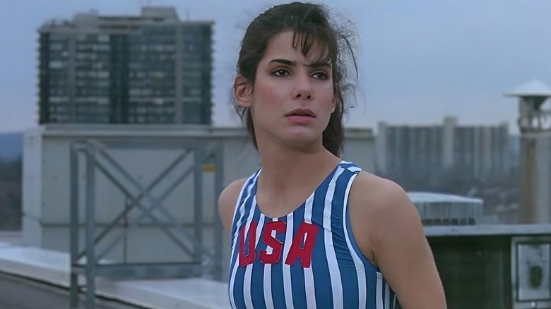 Sandra Bullock, as Kate Mason, in "Bionic Showdown."