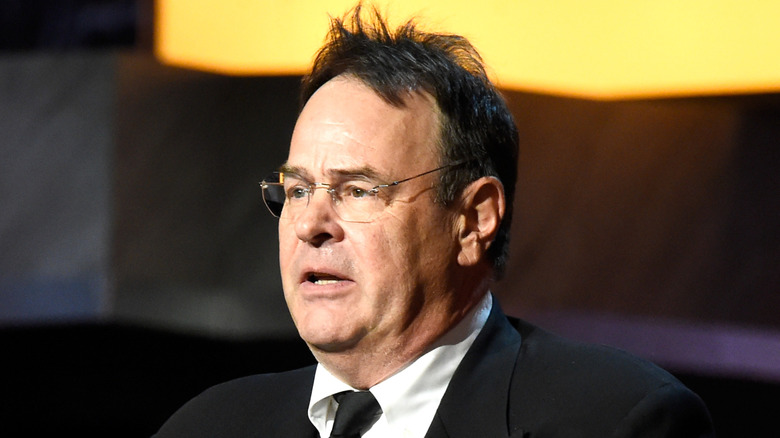 Dan Aykroyd speaking at an event