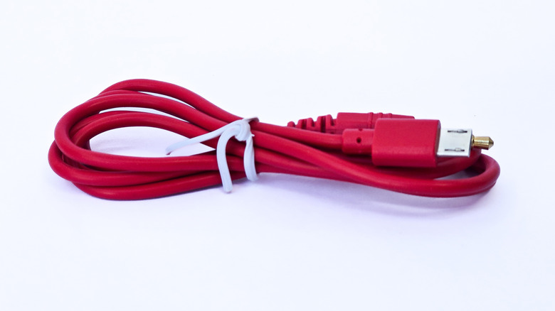 Cable bound with a twist tie