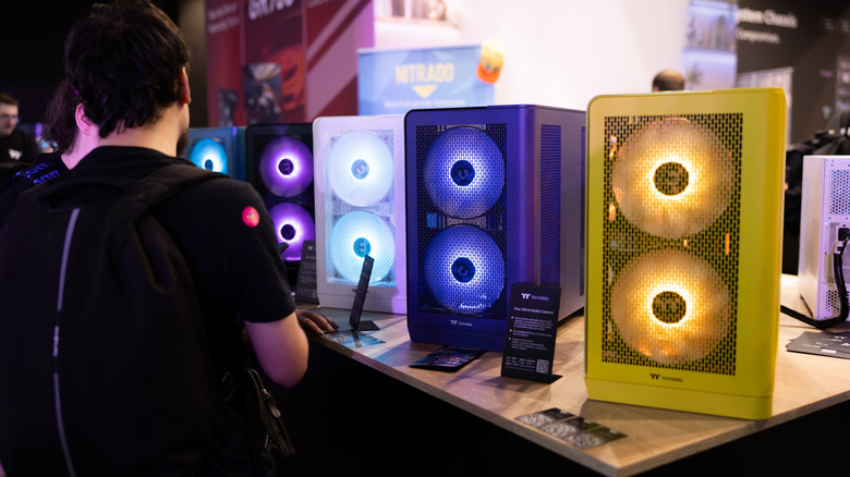 Gaming PCs on display at Gamescom
