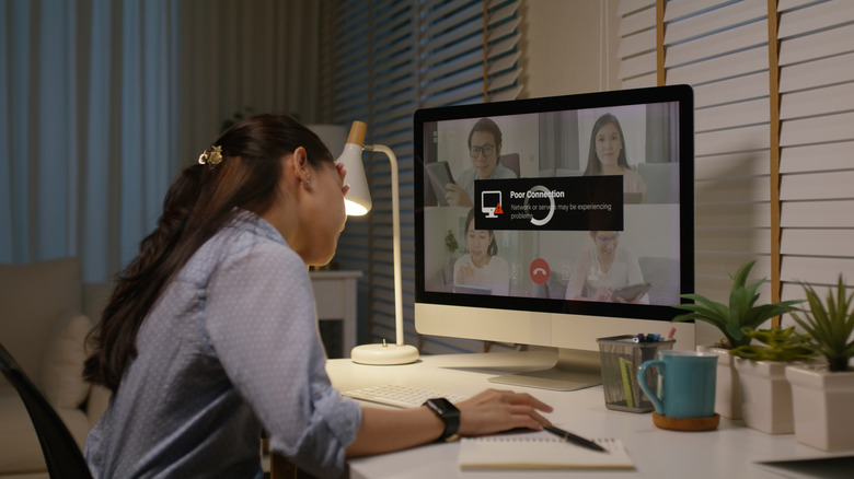 slow internet connection on zoom call