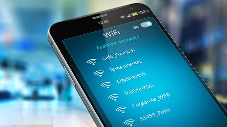 wi-fi networks on phone