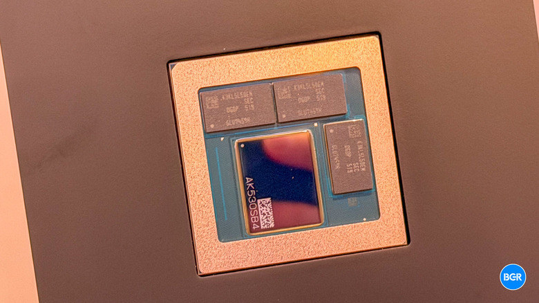 Back of the Snapdragon X2 Elite chip