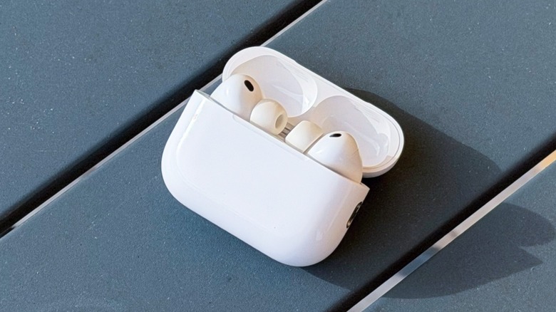 AirPods Pro 3 on the charging case