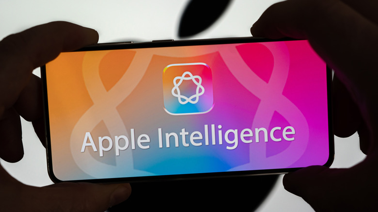 Apple Intelligence on an iPhone
