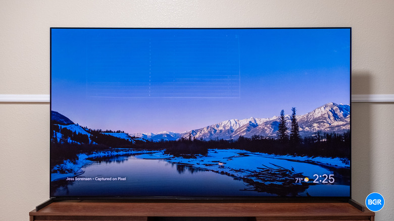 Sony Bravia 8 II TV on a TV stand
