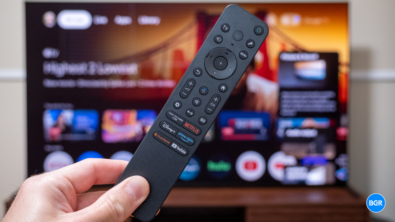 Remote of the Sony Bravia 8 II