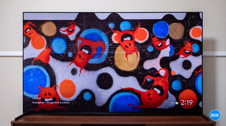 Front of the Sony Bravia 8 II TV