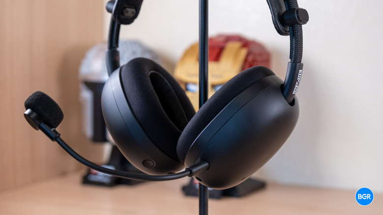 Sony Inzone H9 II gaming headset on a stand