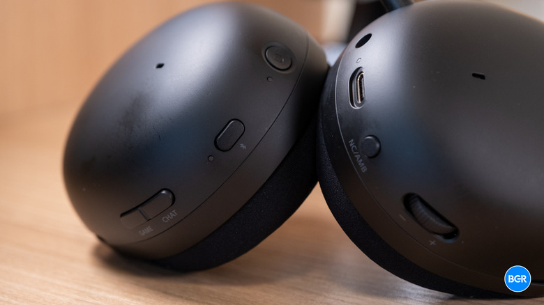 Controls on the Sony Inzone H9 II gaming headset