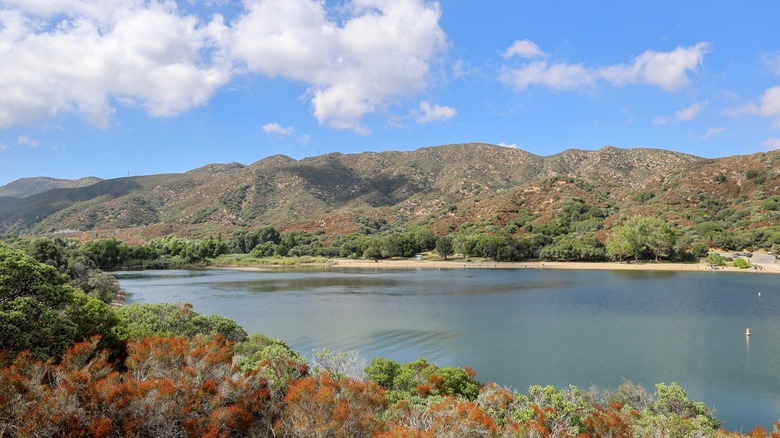 Silverwood Lake in San Bernadino, California.