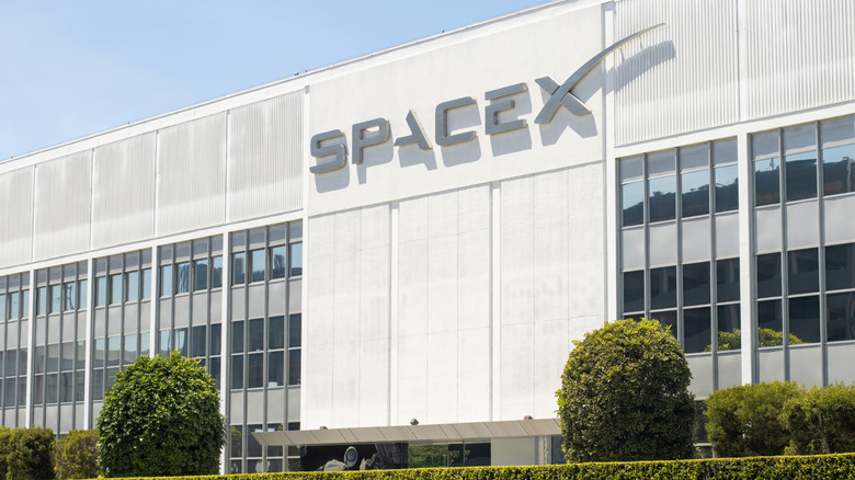 SpaceX headquarters.