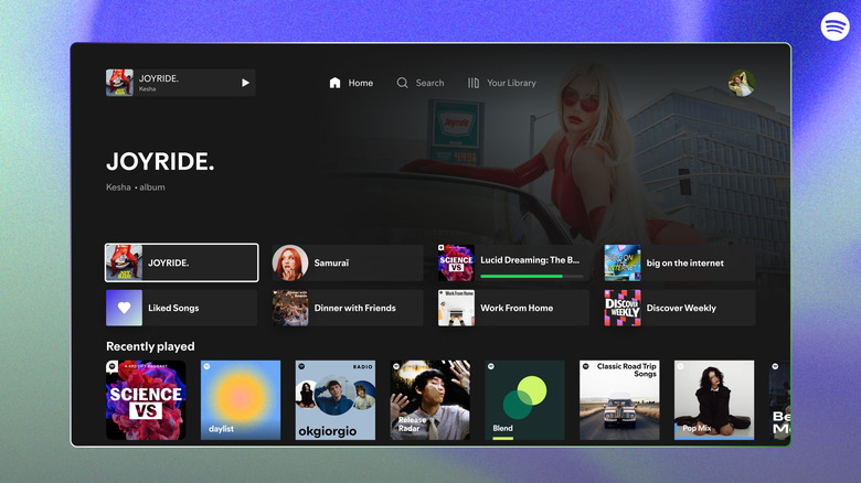 New Spotify app for Apple TV