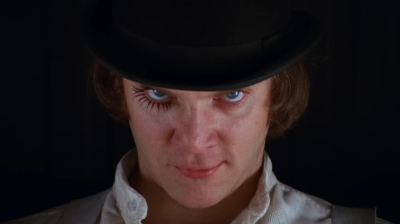 Malcolm McDowell as Alex in A Clockwork Orange