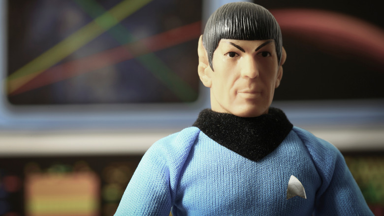 A Spock action figure