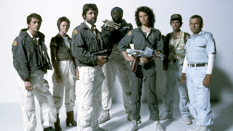 Parker looking to the side in Alien